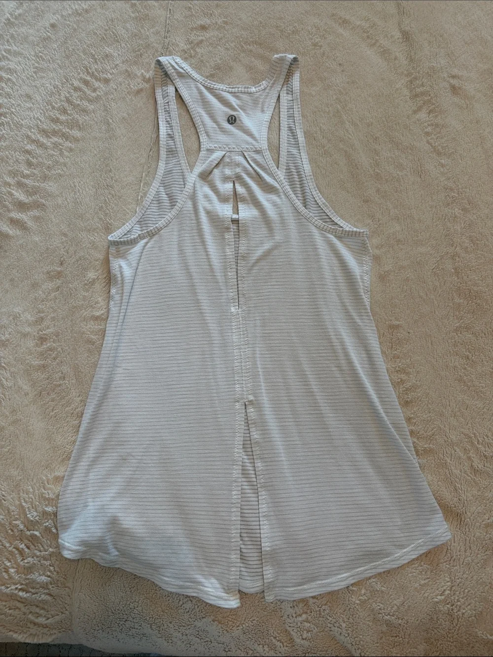 Lululemon White Tank Top Size 4